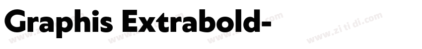 Graphis Extrabold字体转换